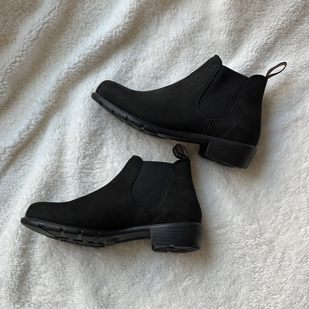 Blundstone Classic Black Leather Ankle Boots Size 7.5 US Women's - Picture 6 of 8